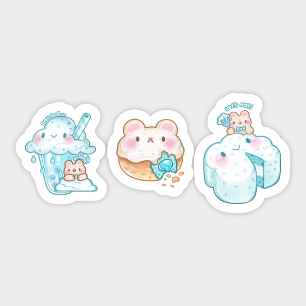 Cloudy Desserts Sticker by Kukoo.Kat